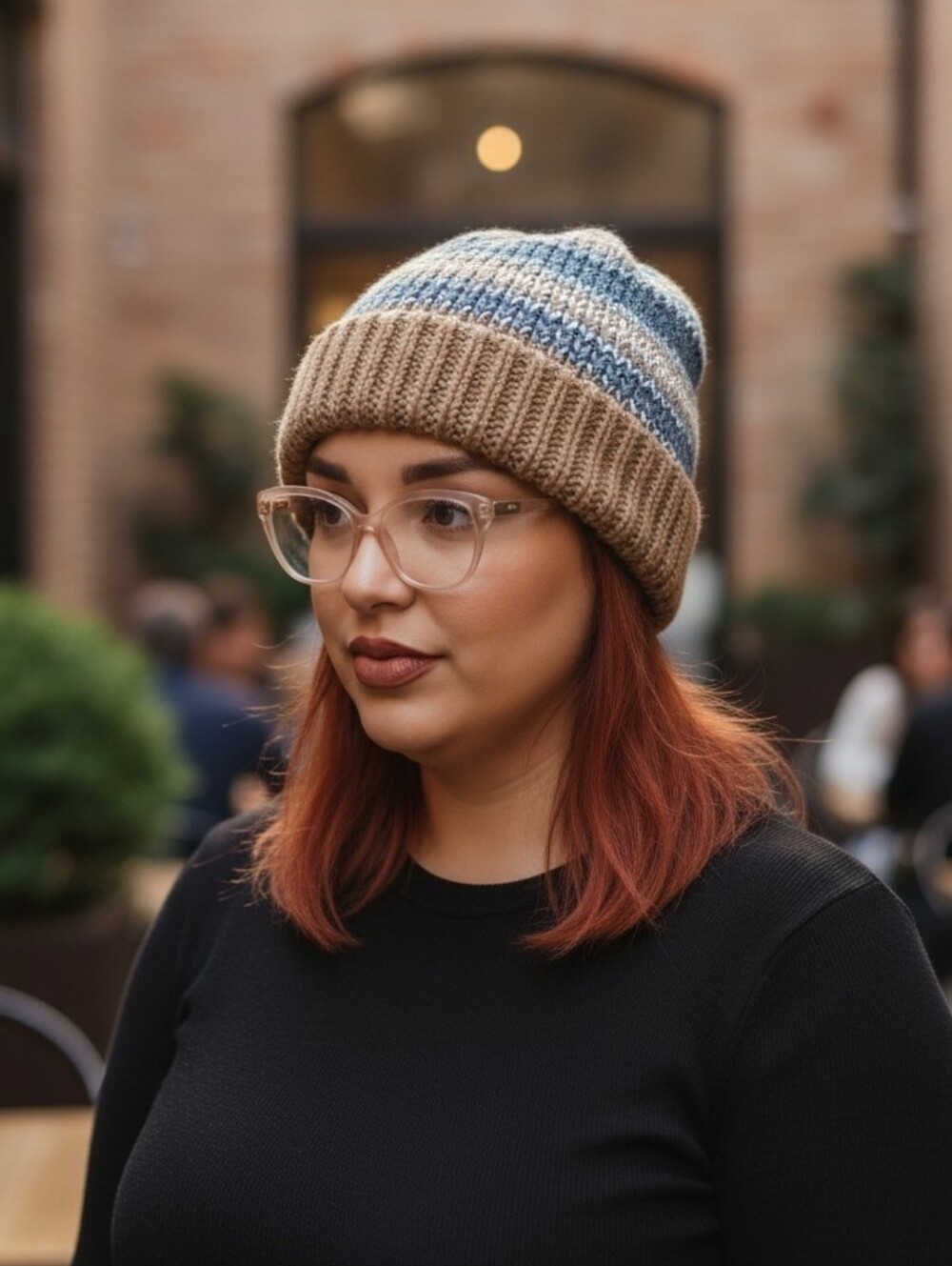 CozyCraft Unisex Handmade Knitted Hat - Picture 2 of 2